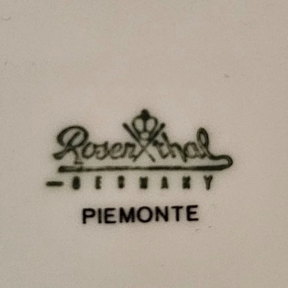 Rosenthal Pucci Piemonte Pattern 4071 5pc Place Setting Vintage 1960s & 70s